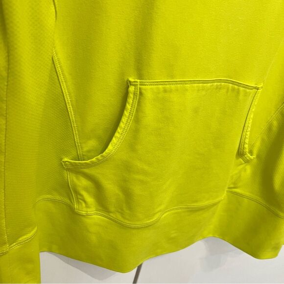 Columbia Omni-Wick Quarter Zip Jacket yellow green size medium hooded - Picture 3 of 7